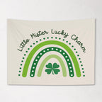 Fabric Tapestry Banner, Little Mister Lucky Charm, Kids Wall Art Room Decor