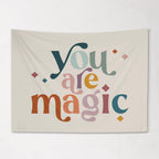 Fabric Tapestry Banner, You Are Magic , Kids Wall Art Room Decor, Children's Wall Art