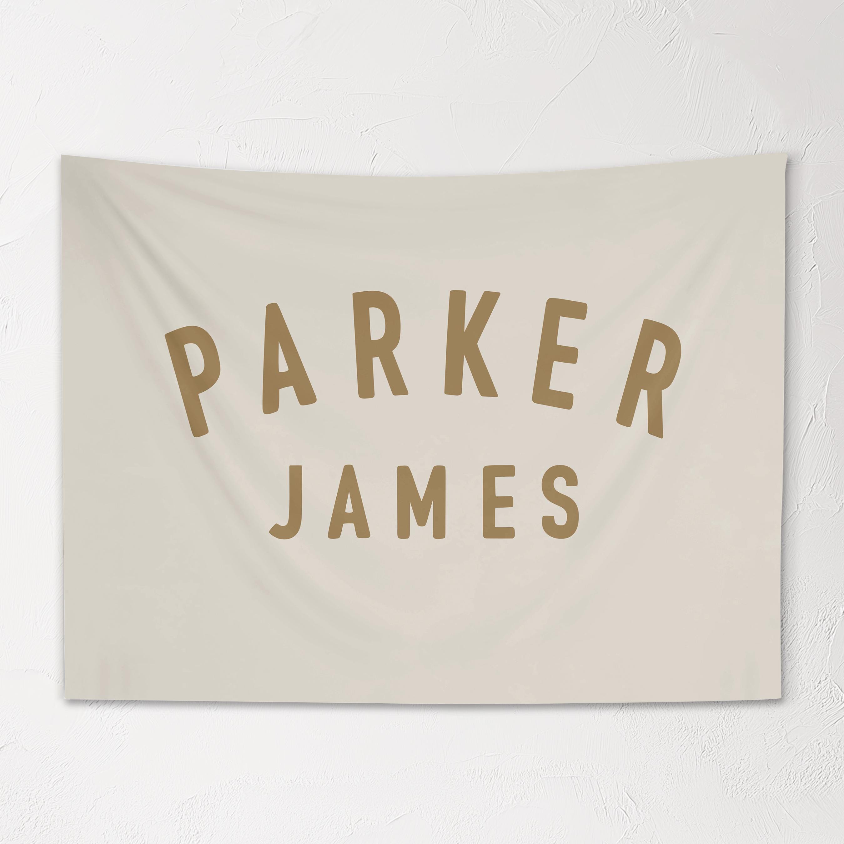 Personalized Name Banner, Custom Name Wall Art Hanging, Kids Wall Decor, Children's Wall Art
