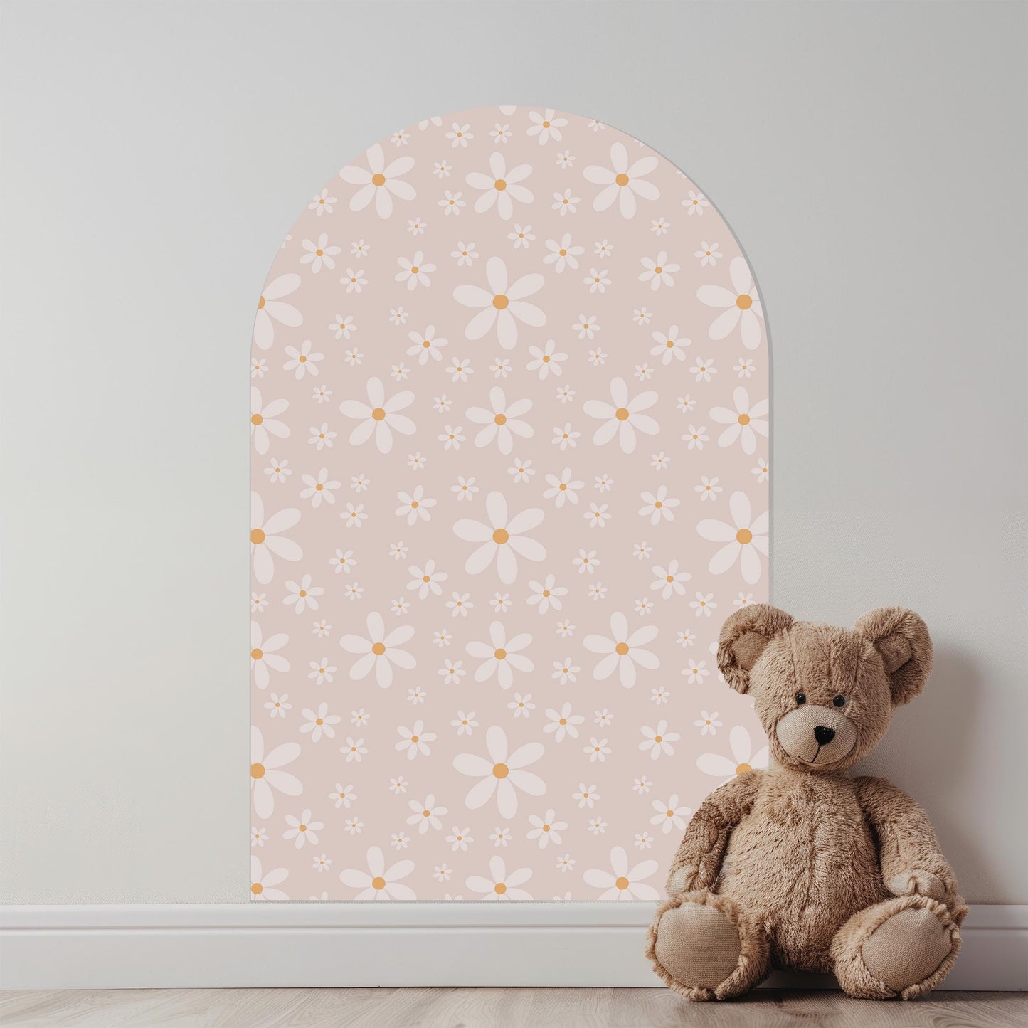 Magnet Magic Arch - Daisy Floral Magnetic Wall Decal for Kids, Wall Decal