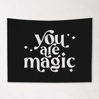 Fabric Tapestry Banner, You Are Magic , Kids Wall Art Room Decor