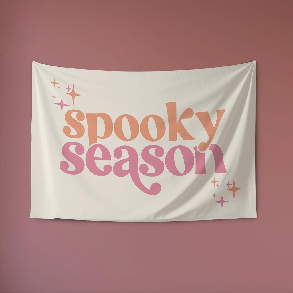 Halloween Banner,Spooky Season, Halloween Decor, Halloween Wall Art, Wall Hanging