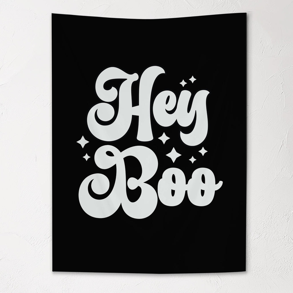 Halloween Banner, Hey Boo, Halloween Decor