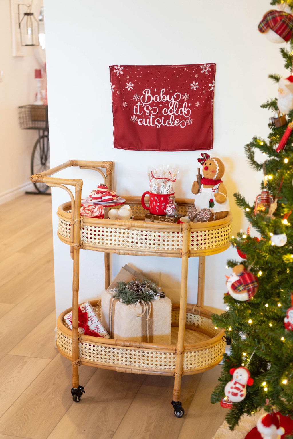 Baby It's Cold Outside Christmas Banner