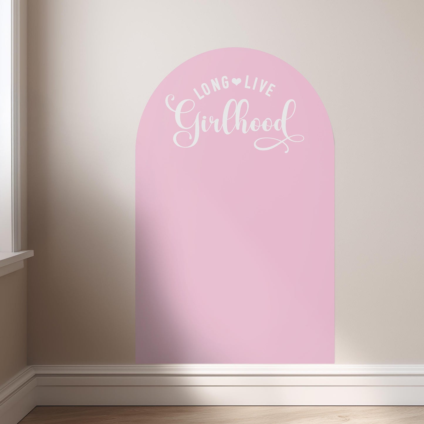 Magnet Magic Arch - Long Live Girlhood Magnetic Wall Decal for Kids