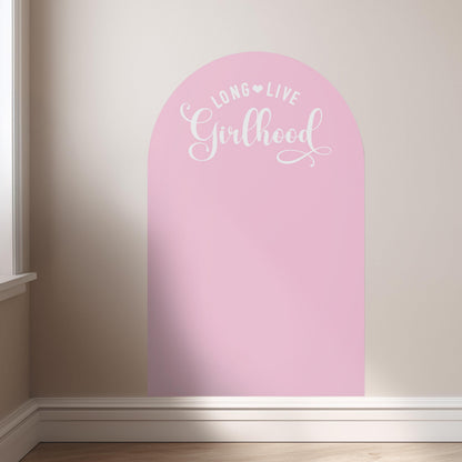 Magnet Magic Arch - Long Live Girlhood Magnetic Wall Decal for Kids