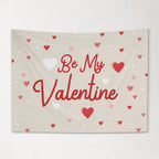 Fabric Tapestry Banner, Be My Valentine, Kids Wall Art Room Decor, Children's Wall Art
