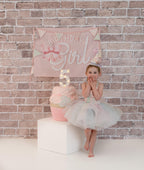 Fabric Tapestry Banner, Birthday Girl Bow, Kids Wall Art Room Decor, Children's Wall Art