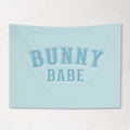 Fabric Tapestry Banner, Bunny Babe, Kids Wall Art Room Decor, Children's Wall Art