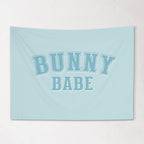 Fabric Tapestry Banner, Bunny Babe, Kids Wall Art Room Decor, Children's Wall Art