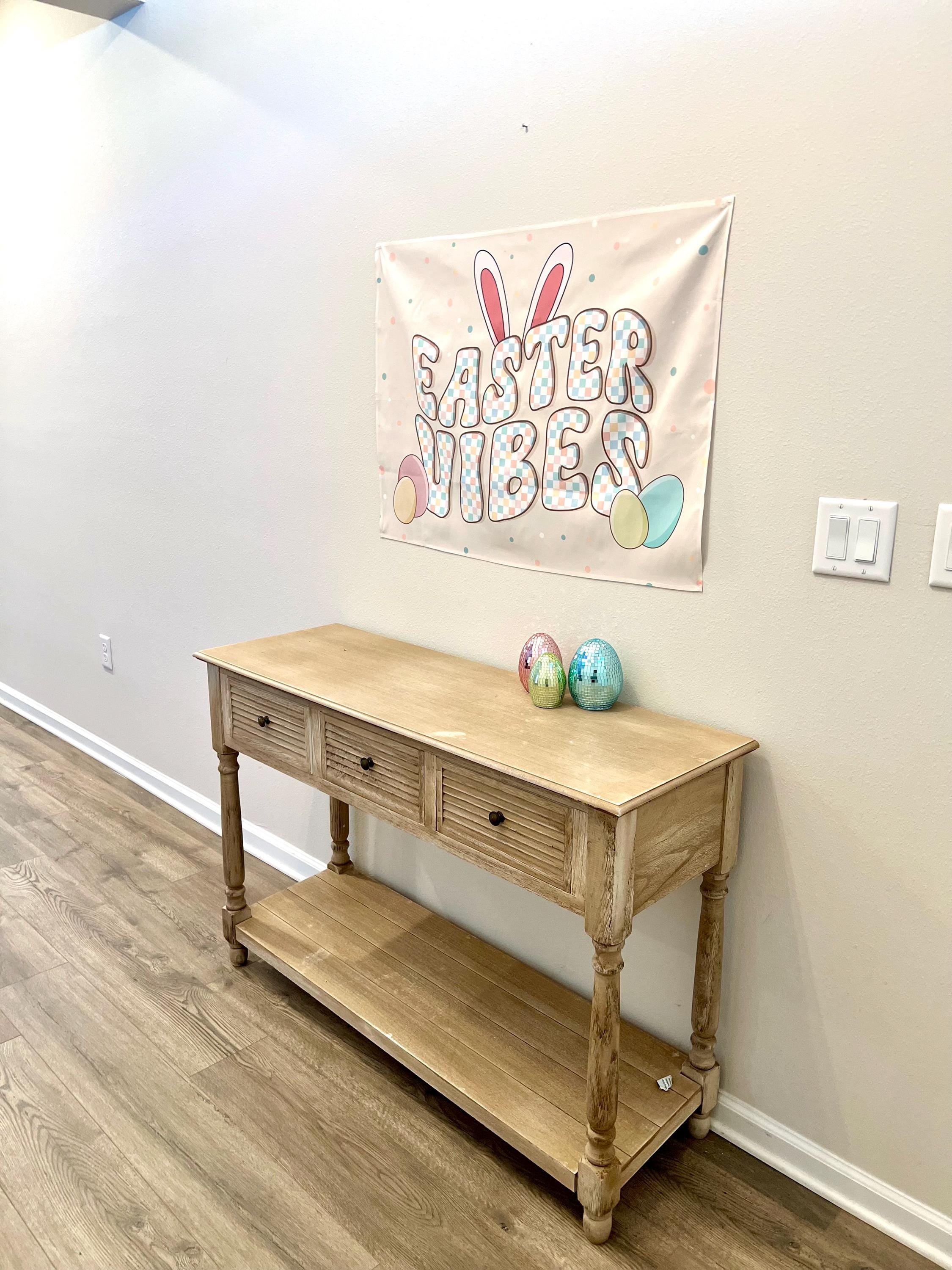 Fabric Tapestry Banner, Easter Vibes, Kids Wall Art Room Decor, Children's Wall Art