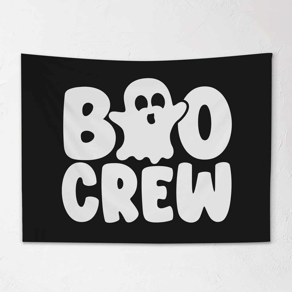 Halloween Banner, Boo Crew, Halloween Decor, Halloween Wall Ar