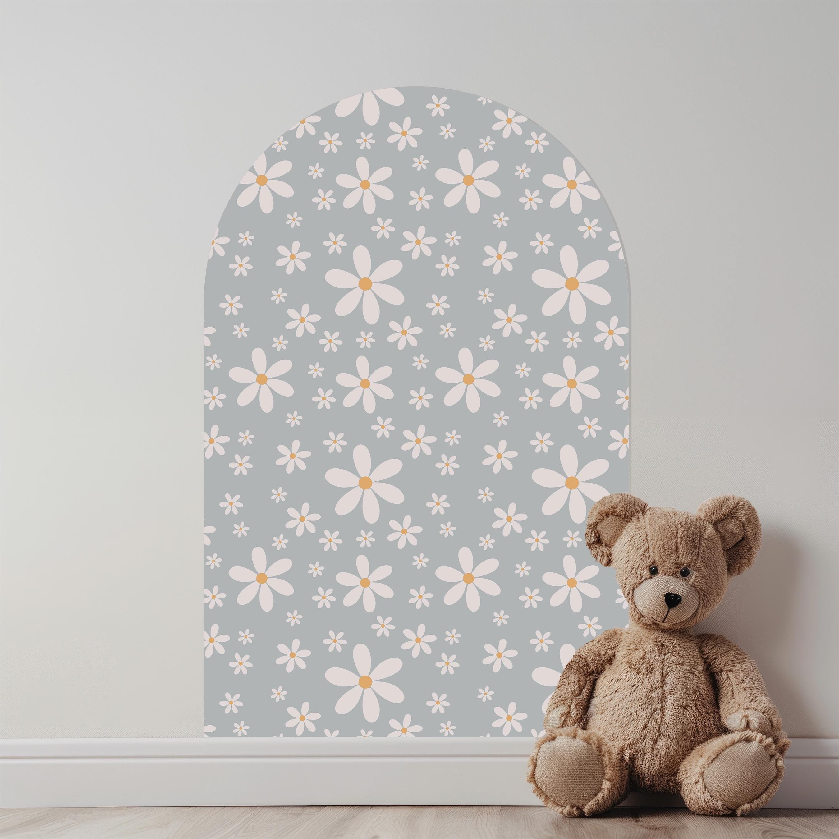 Magnet Magic Wall - Blue Daisy Floral