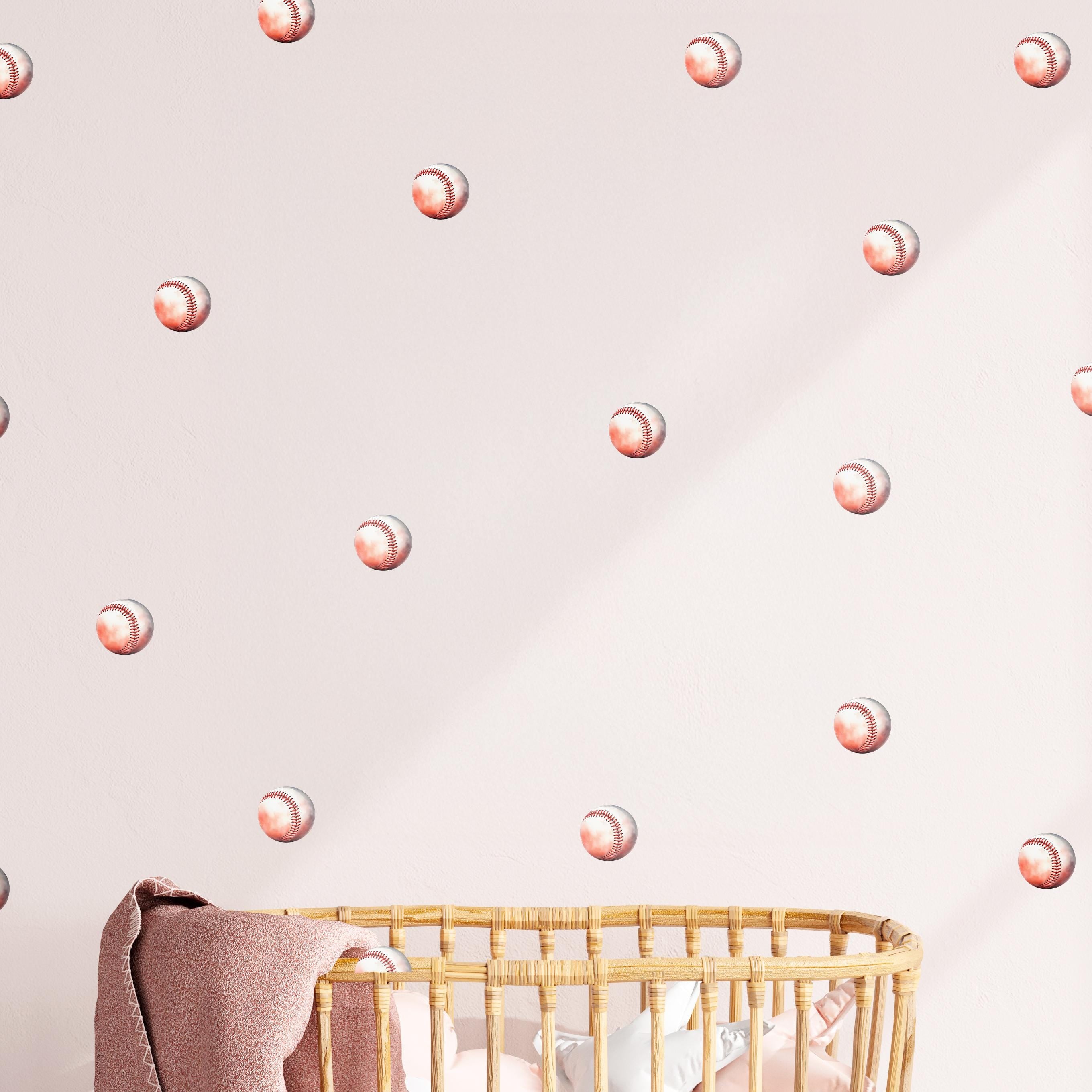 Baseballs Wall Decals