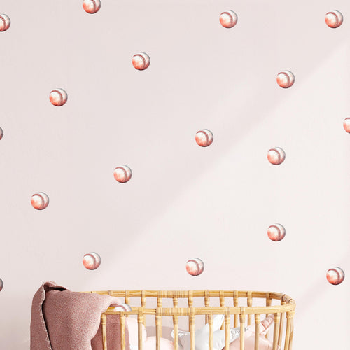 Baseballs Wall Decals
