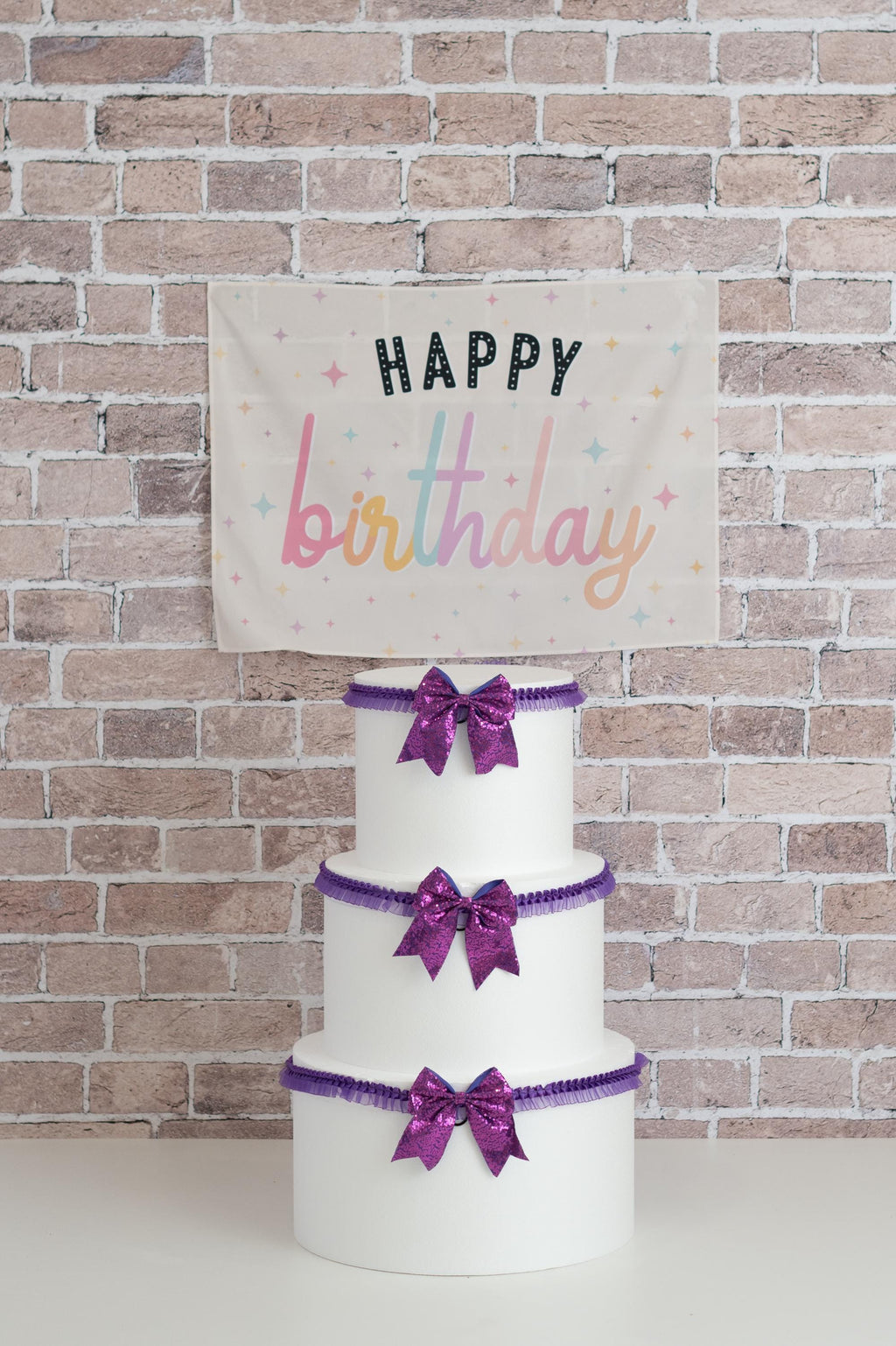Fabric Tapestry Banner, Happy Birthday, Kids Wall Art Room Decor, Children's Wall Art