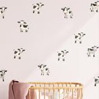Watercolor Cow Wall Decals