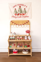 Christmas Banner Merry Little Christmas White Christmas, Kids Fabric Tapestry