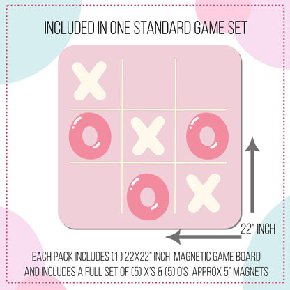 Magnet Magic Tic Tac Toe Board - Magnetic Board Game for Kids