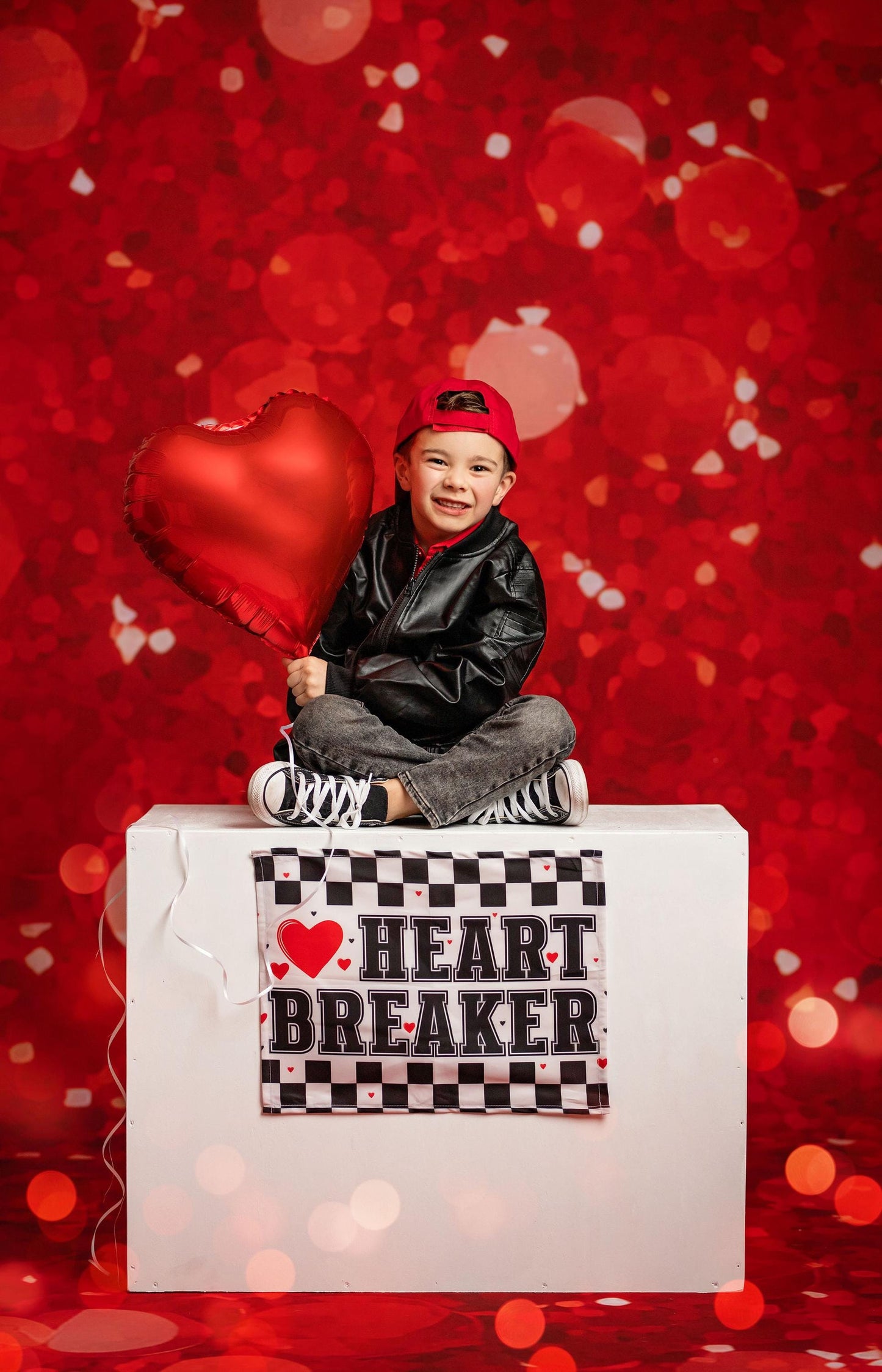 Fabric Tapestry Banner, Heart Breaker, Kids Wall Art Room Decor, Children's Wall Art