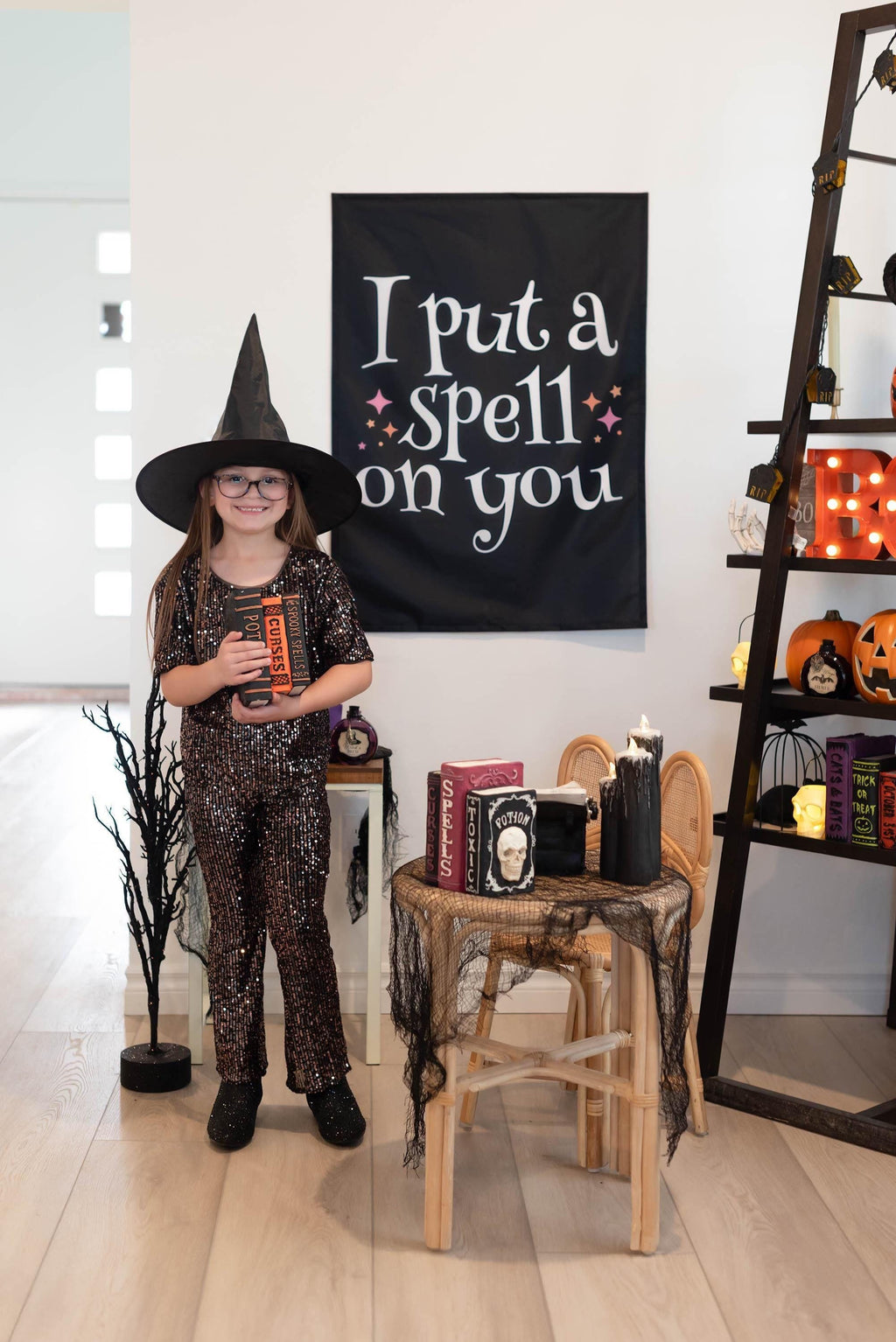 Halloween Banner, I Put a Spell on You, Halloween Decor, Halloween Wall Art