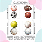 Sports Balls Wall Decals