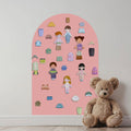 Magnetic Dress Up Dolls - For Magnet Magic Wall & More