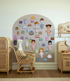 Magnetic Dress Up Dolls - For Magnet Magic Wall & More