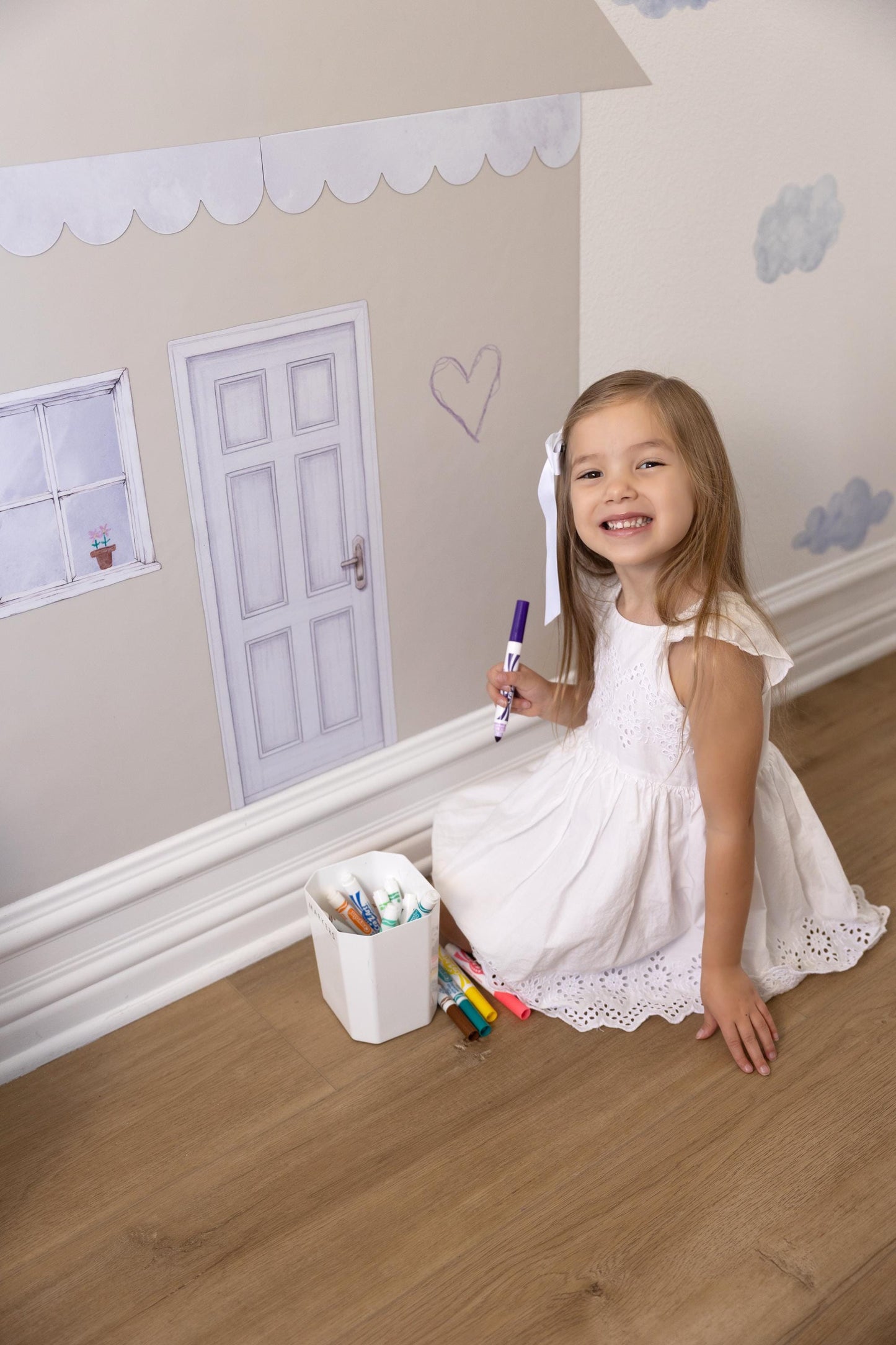 Magnet Magic Magnetic House Wall Decal for Kids