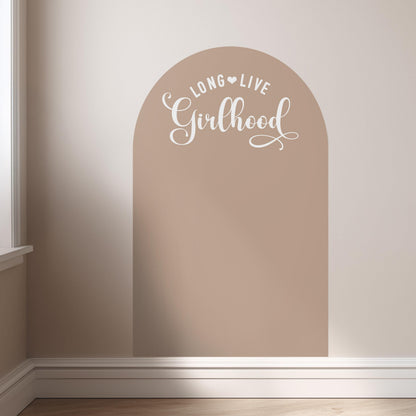 Magnet Magic Arch - Long Live Girlhood Magnetic Wall Decal for Kids