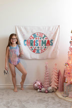 Christmas Banner, In My Christmas Era, Festive Kids Fabric Tapestry,  Room Decor