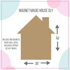 Magnet Magic Magnetic House Wall Decal for Kids