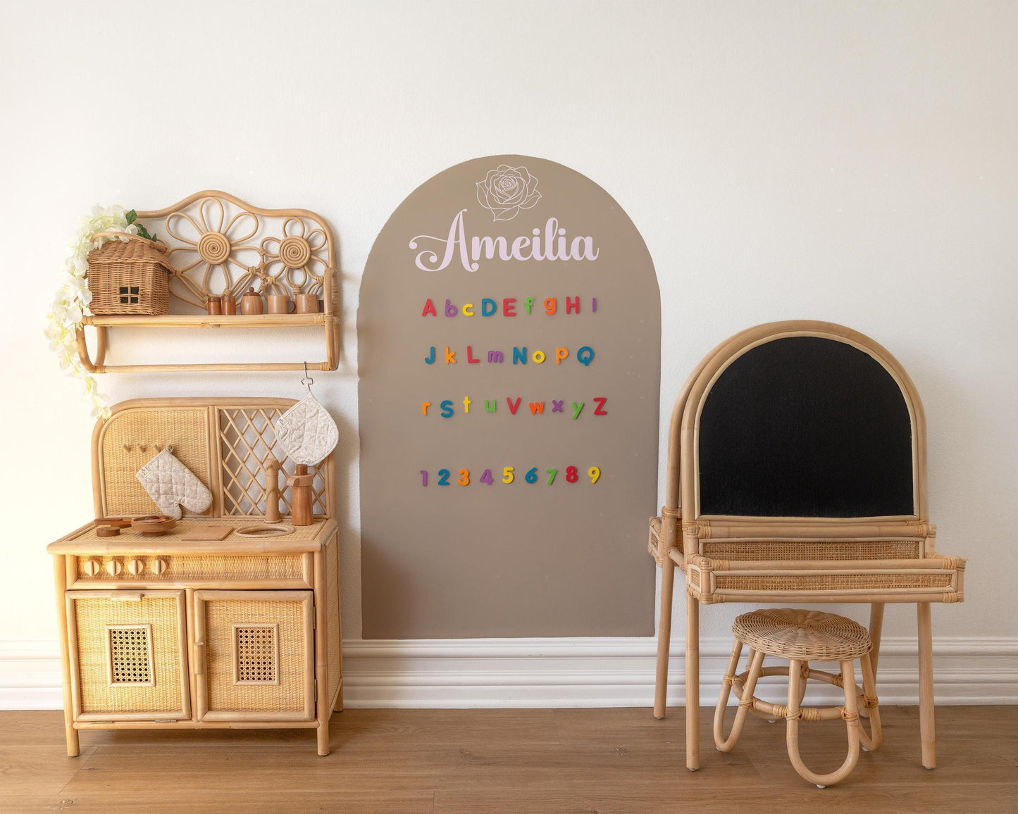 Girls Personalized Playroom Magnet Magic Arch