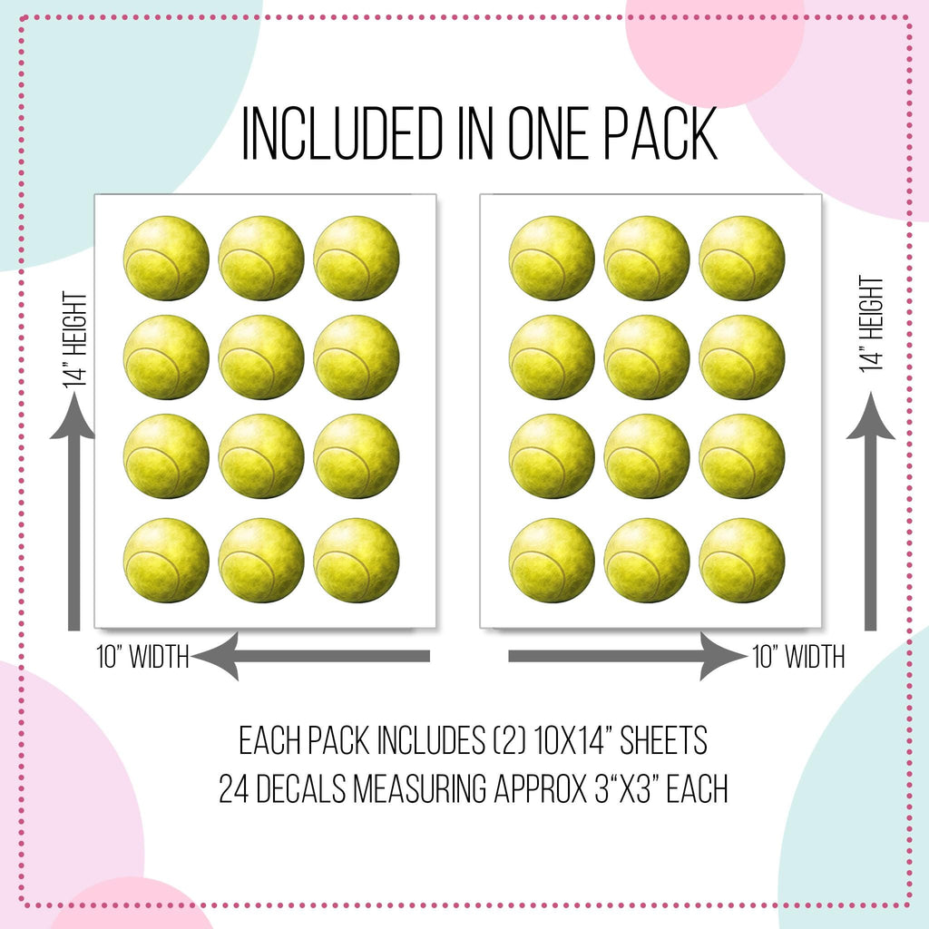 Tennis Ball Wall Decals