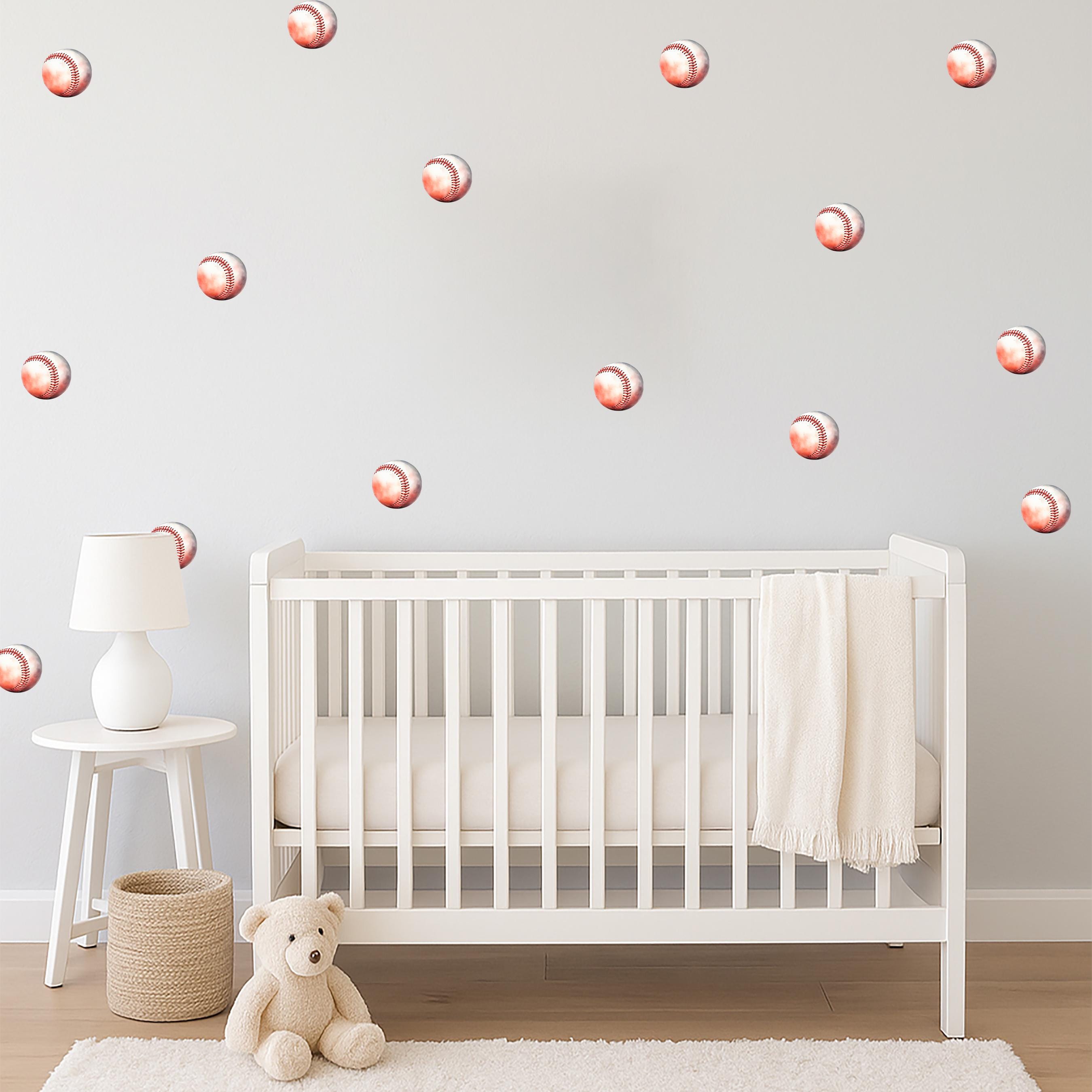 Baseballs Wall Decals