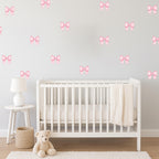 Cute Pink Bow Wall Decals
