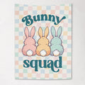 Fabric Tapestry Banner, Bunny Squad, Kids Wall Art Room Decor, Children's Wall Art