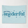 Fabric Tapestry Banner, Little Mister Onederful, Kids Wall Art Room Decor