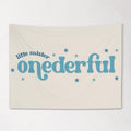 Fabric Tapestry Banner, Little Mister Onederful, Kids Wall Art Room Decor