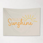 Fabric Tapestry Banner, You are my Sunshine, Kids Wall Art Room Decor