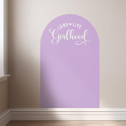 Magnet Magic Arch - Long Live Girlhood Magnetic Wall Decal for Kids