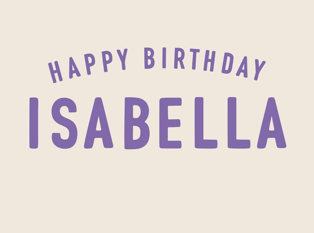 Custom Birthday Banner, Personalized Name Banners, Minimal Modern, Happy Birthday Wall Hanging