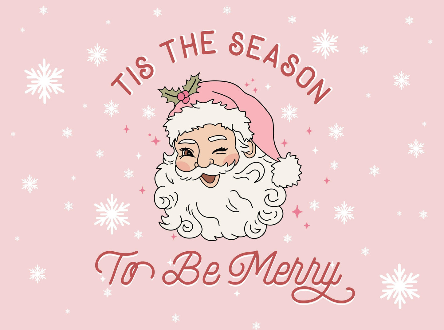 Christmas Banner, Tis the Season to be Merry, Kids Fabric Tapestry
