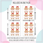 Cute Christmas Gingerbread Girl Wall Decals