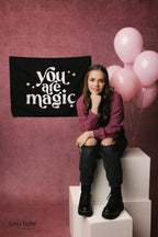Fabric Tapestry Banner, You Are Magic , Kids Wall Art Room Decor