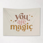 Fabric Tapestry Banner, You Are Magic , Kids Wall Art Room Decor