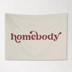 Fabric Tapestry Banner, Homebody , Kids Wall Art Room Decor, Childrens Wall Art