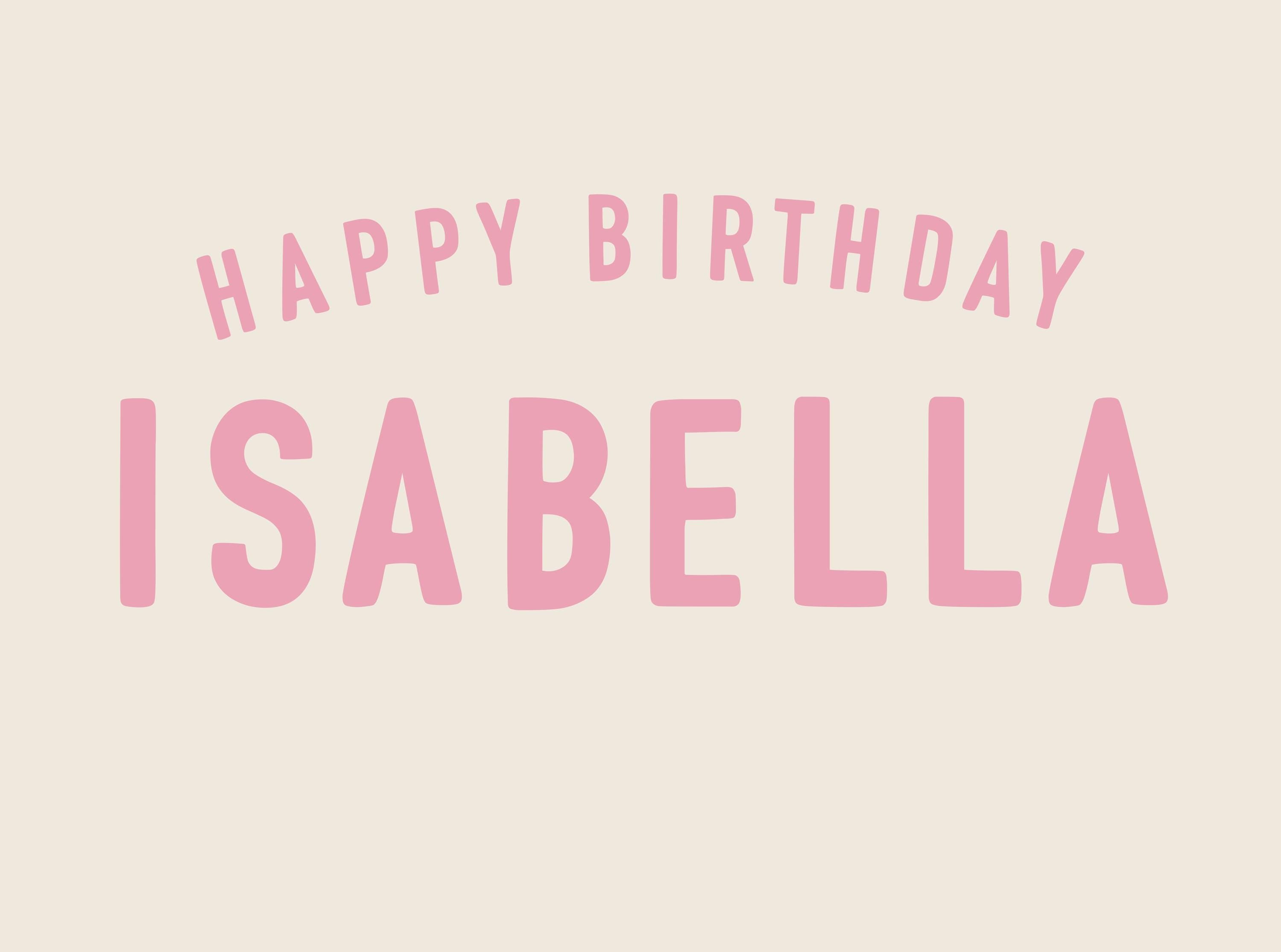 Custom Birthday Banner, Personalized Name Banners, Minimal Modern, Happy Birthday Wall Hanging
