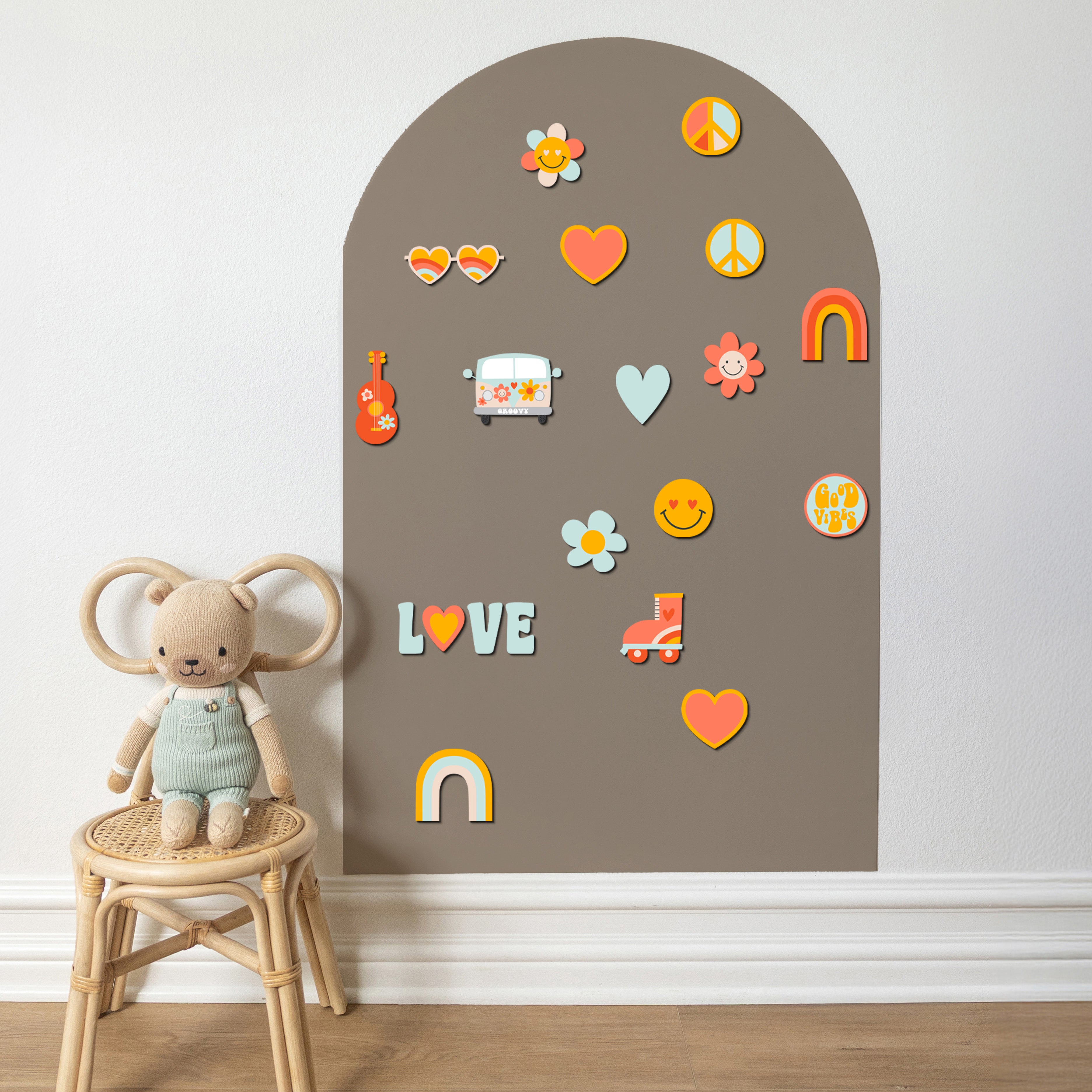 Girls Magnet Set - Fun Kids Magnets For Magnet Magic Wall & More