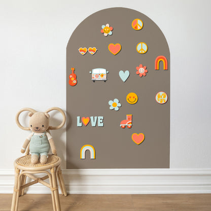 Girls Magnet Set - Fun Kids Decorative Magnets, Magnets for Magnet Magic Arch, Play wall
